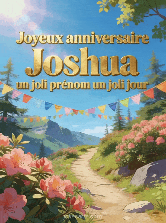 Joyeux anniversaire Joshua - Joyeux anniversaire joshua image