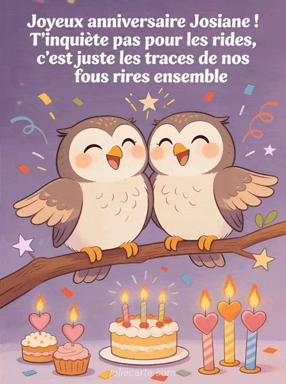 Joyeux anniversaire Josiane - Josiane rigolo