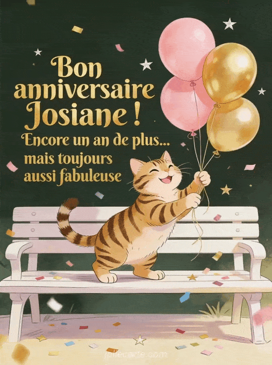 Joyeux anniversaire Josiane - Bon anniversaire josiane
