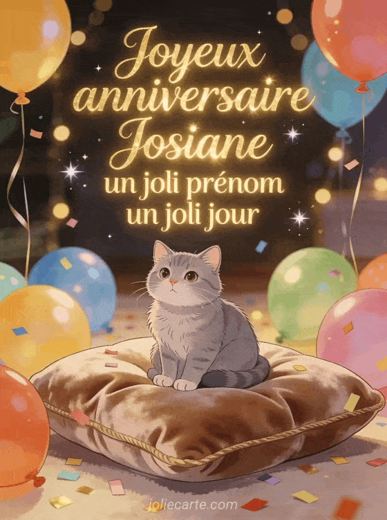 Joyeux anniversaire Josiane - Joyeux anniversaire josiane image