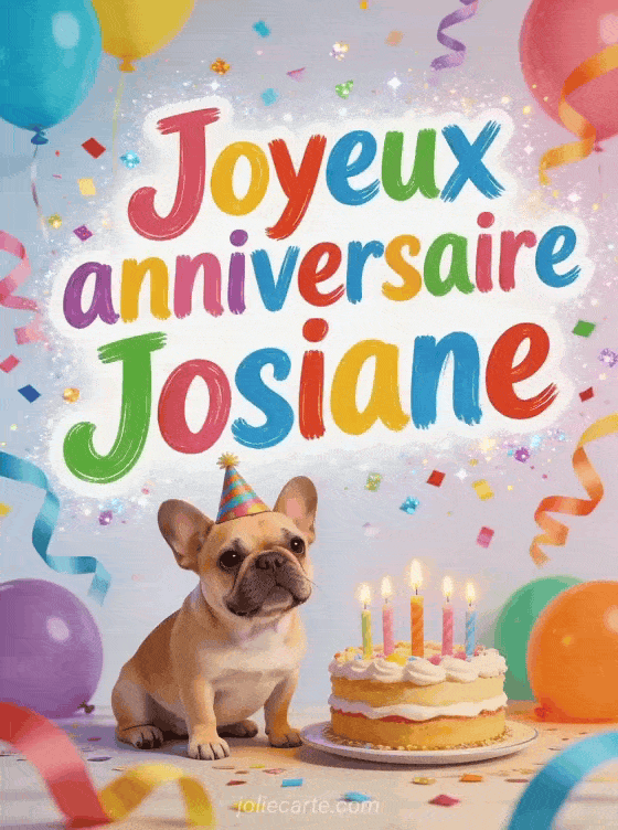 Joyeux anniversaire Josiane - Joyeux anniversaire josiane gif