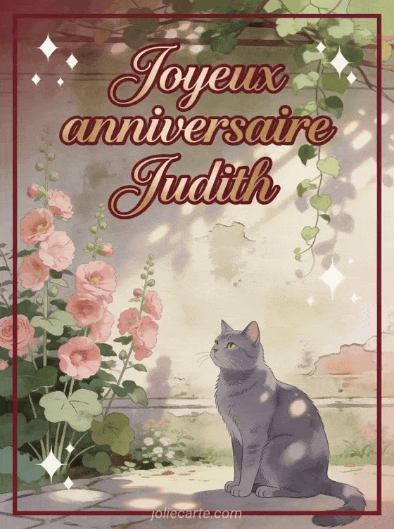 Joyeux anniversaire Judith - Joyeux anniversaire judith image