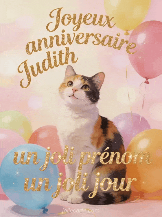 Joyeux anniversaire Judith - Joyeux anniversaire judith gif anime