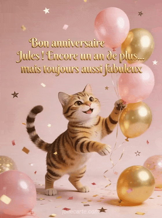 Joyeux anniversaire Jules - Bon anniversaire jules
