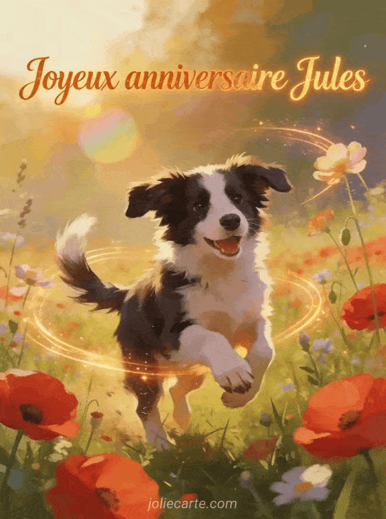 Joyeux anniversaire Jules - Carte joyeux anniversaire jules gratuite