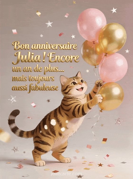 Joyeux anniversaire Julia - Bon anniversaire julia