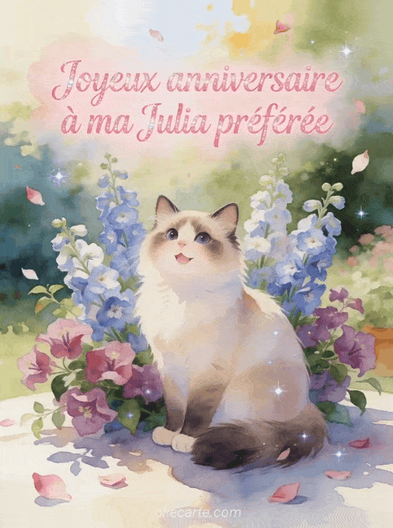 Joyeux anniversaire Julia - Joyeux anniversaire julia fille