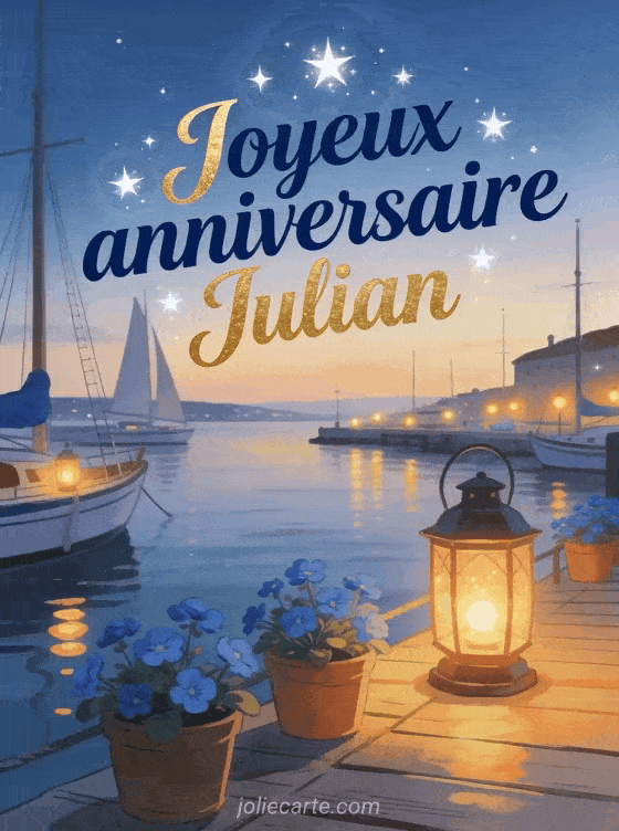 Joyeux anniversaire Julian - Joyeux anniversaire julian image