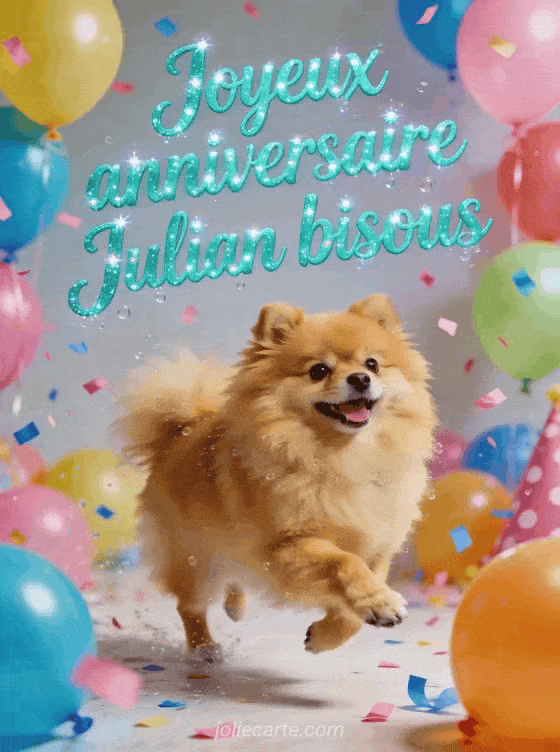 Joyeux anniversaire Julian - Joyeux anniversaire julian bisous