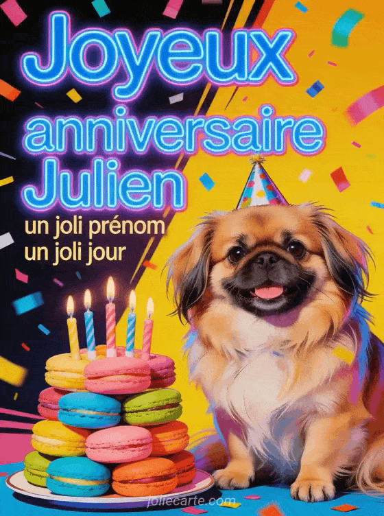 Joyeux anniversaire Julien - Joyeux anniversaire julien image