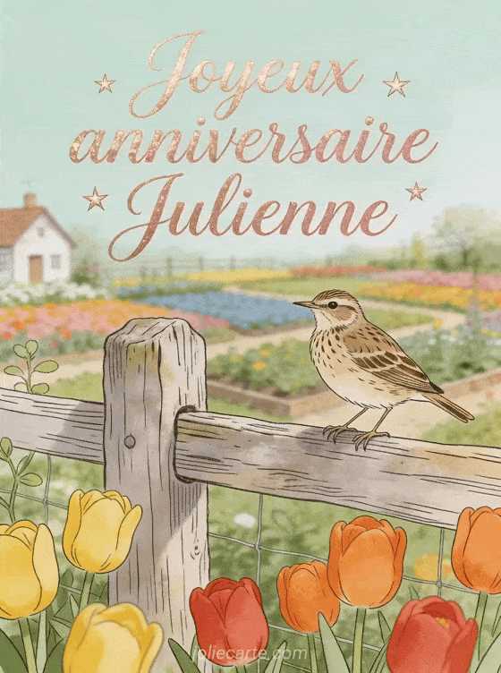 Joyeux anniversaire Julienne - Joyeux anniversaire julienne gif