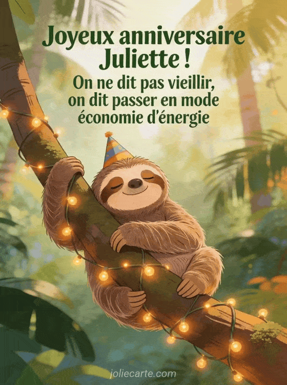 Joyeux anniversaire Juliette - Juliette humour