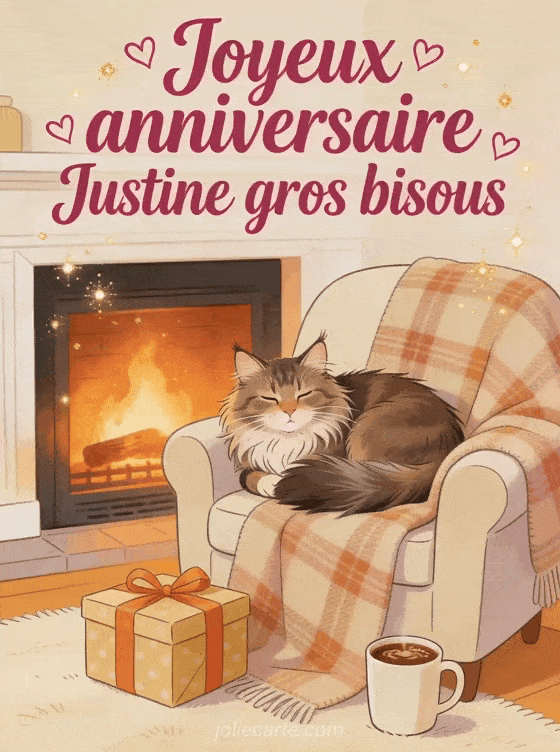 Joyeux anniversaire Justine - Joyeux anniversaire justine gros bisous