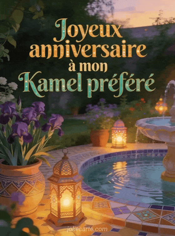 Joyeux anniversaire Kamel - Joyeux anniversaire kamel gif anime