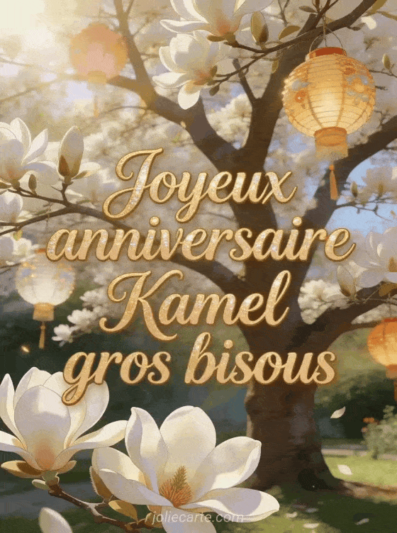 Joyeux anniversaire Kamel - Joyeux anniversaire kamel gros bisous
