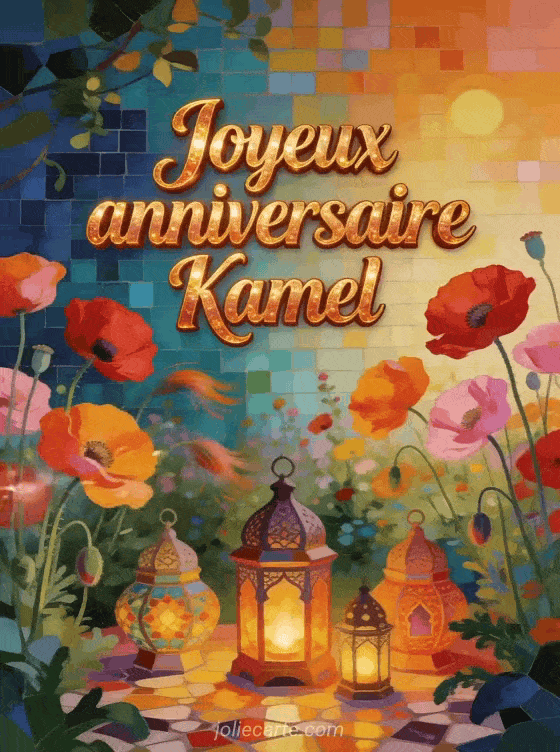 Joyeux anniversaire Kamel - Joyeux anniversaire kamel fleurs