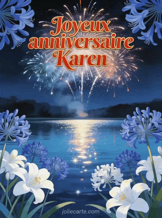 Joyeux anniversaire Karen - Joyeux anniversaire karen gif anime