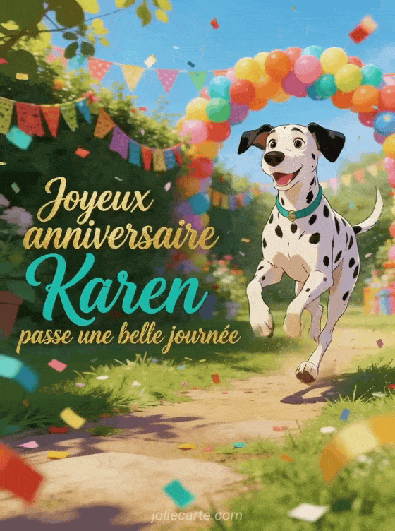 Joyeux anniversaire Karen - Joyeux anniversaire karen gros bisous