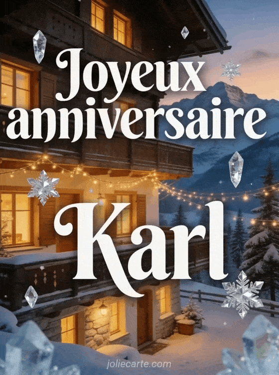 Joyeux anniversaire Karl - Joyeux anniversaire karl gif