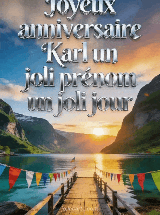 Joyeux anniversaire Karl - Joyeux anniversaire karl image