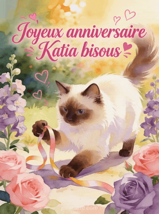 Joyeux anniversaire Katia - Joyeux anniversaire katia bisous
