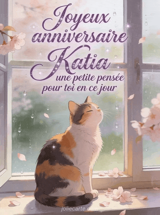 Joyeux anniversaire Katia - Joyeux anniversaire katia gros bisous