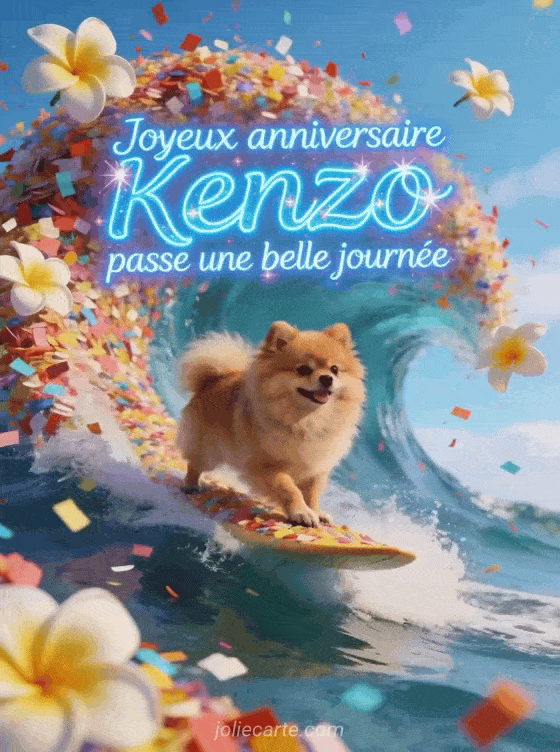 Joyeux anniversaire Kenzo - Joyeux anniversaire kenzo gif anime