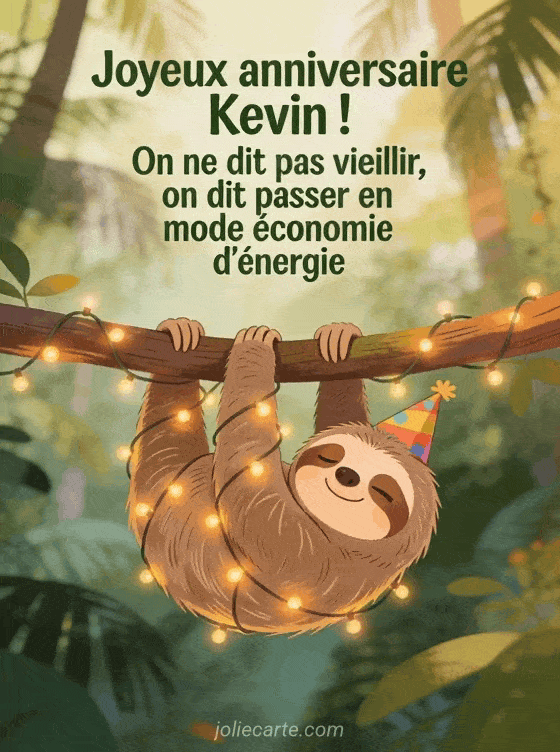 Joyeux anniversaire Kevin - Kevin humour