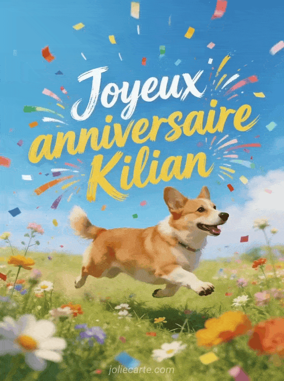 Joyeux anniversaire Kilian - Carte joyeux anniversaire kilian