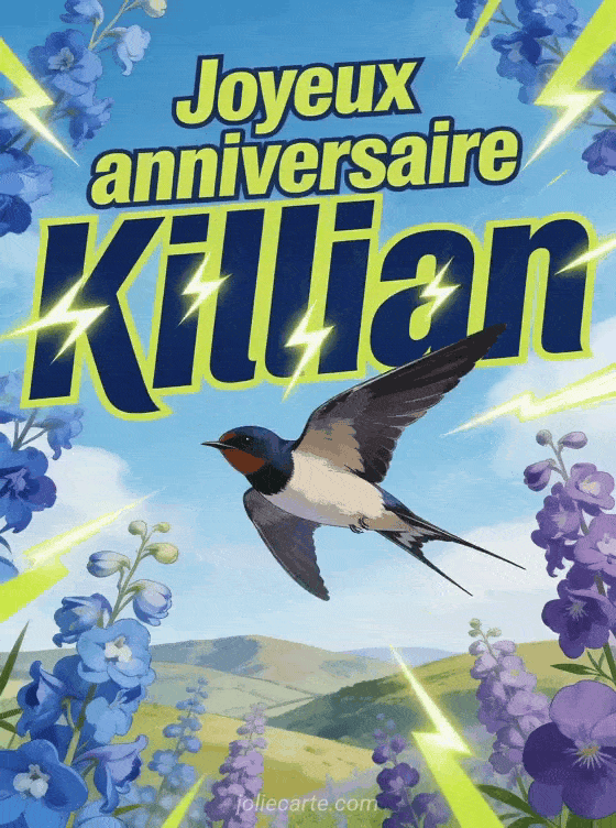 Joyeux anniversaire Killian - Joyeux anniversaire killian fleurs