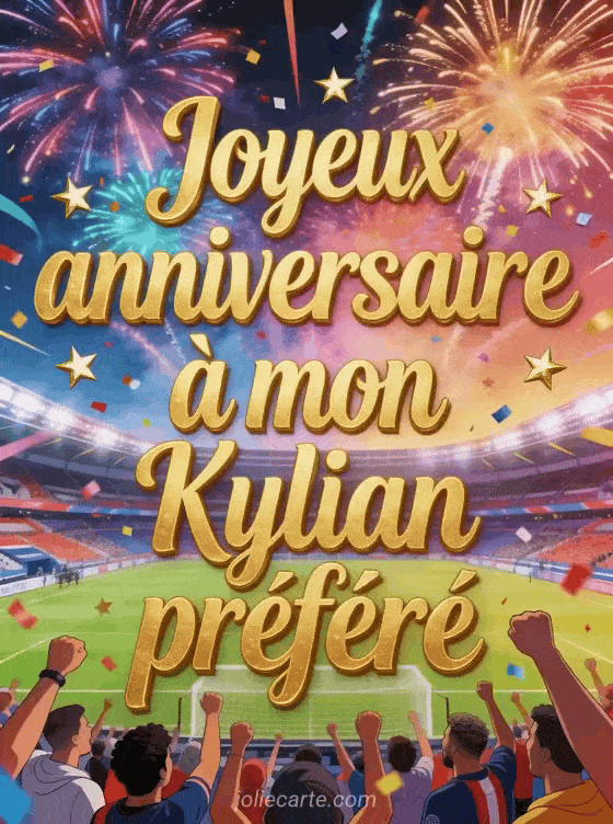 Joyeux anniversaire Kylian - Joyeux anniversaire kylian gif