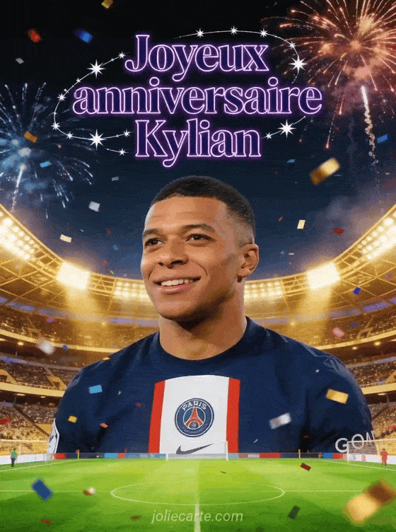 Joyeux anniversaire Kylian - Carte joyeux anniversaire kylian