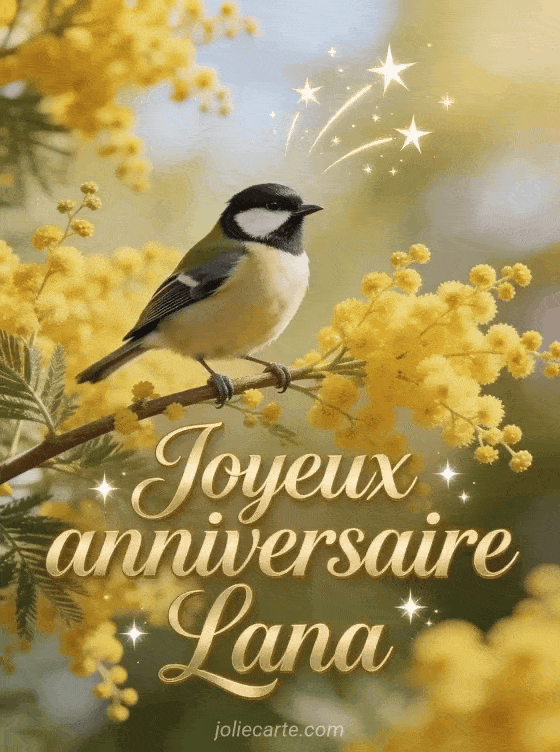 Joyeux anniversaire Lana - Carte joyeux anniversaire lana gratuite