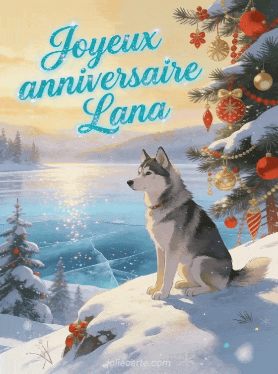 Joyeux anniversaire Lana - Carte joyeux anniversaire lana