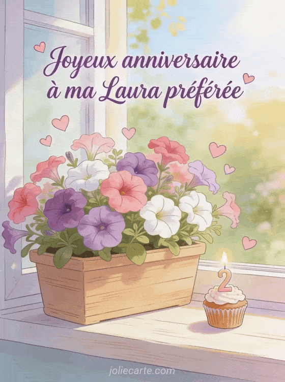Joyeux anniversaire Laura - Carte joyeux anniversaire laura