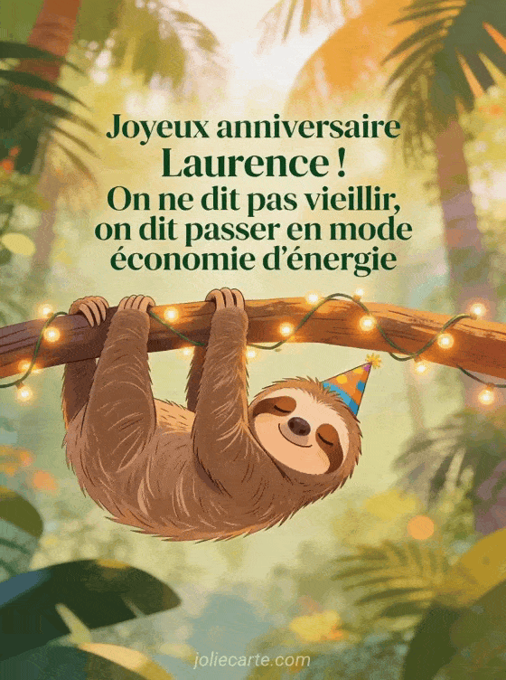 Joyeux anniversaire Laurence - Laurence humour