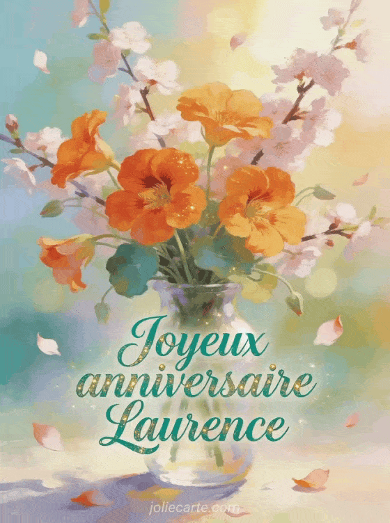 Joyeux anniversaire Laurence - Joyeux anniversaire laurence fleurs