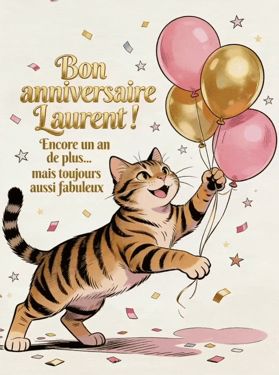 Joyeux anniversaire Laurent - Bon anniversaire laurent