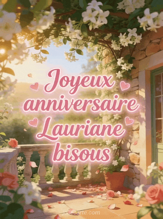 Joyeux anniversaire Lauriane - Joyeux anniversaire lauriane bisous