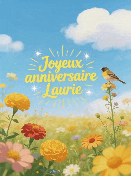 Joyeux anniversaire Laurie - Joyeux anniversaire laurie gif anime