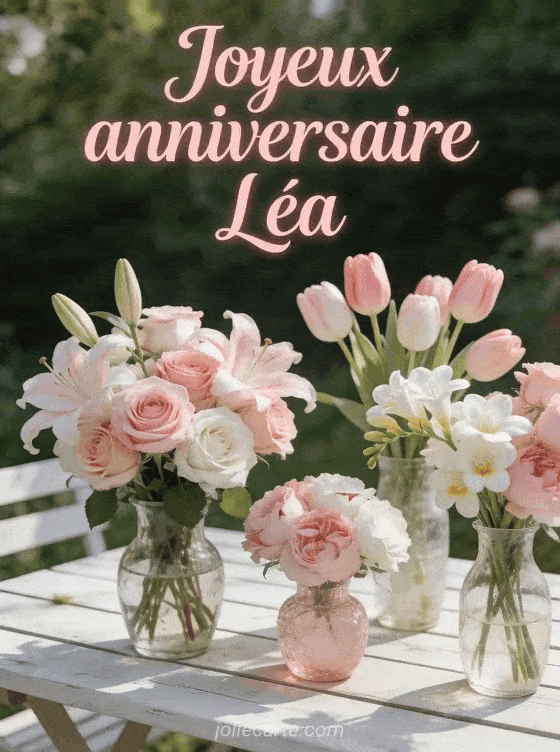 Joyeux anniversaire Léa - Joyeux anniversaire lea fleurs