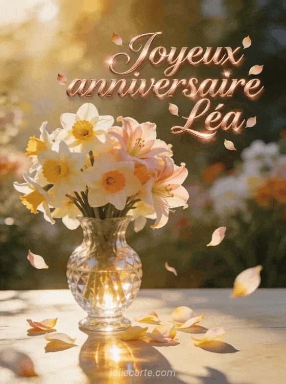 Joyeux anniversaire Léa - Joyeux anniversaire lea fleurs