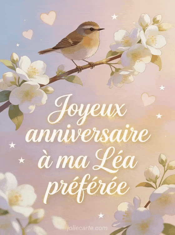 Joyeux anniversaire Léa - Carte joyeux anniversaire lea