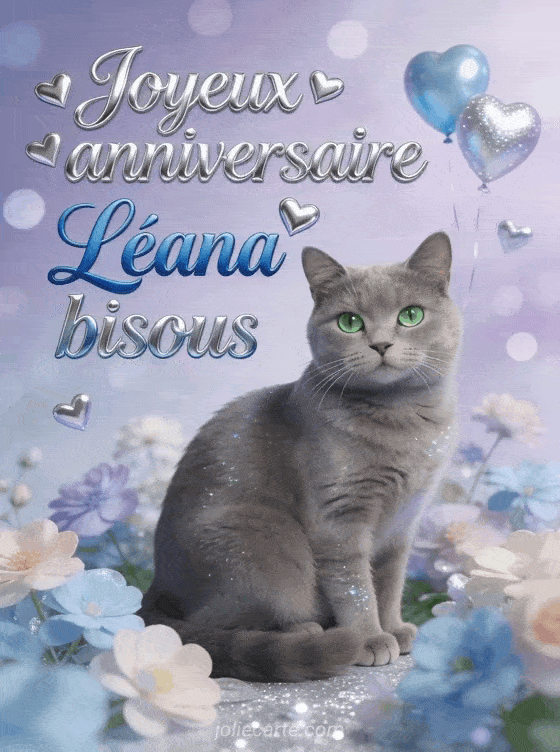 Joyeux anniversaire Léana - Joyeux anniversaire leana bisous