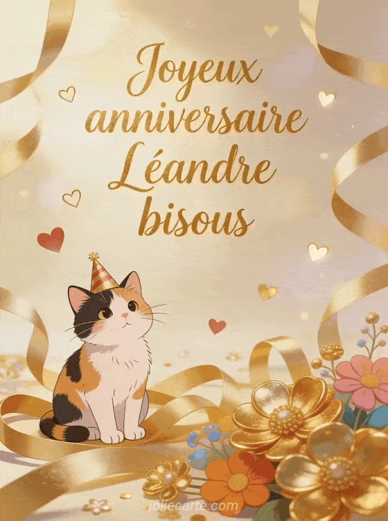 Joyeux anniversaire Léandre - Joyeux anniversaire leandre bisous
