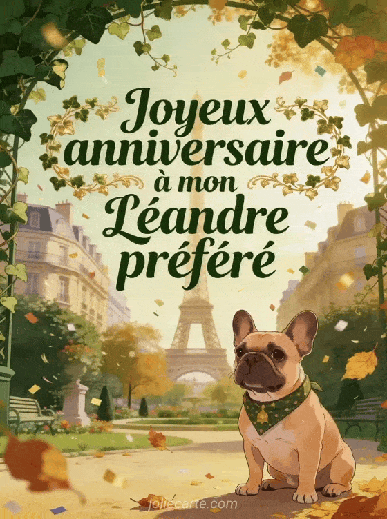 Joyeux anniversaire Léandre - Joyeux anniversaire leandre gif