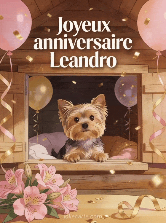 Joyeux anniversaire Leandro - Joyeux anniversaire leandro image