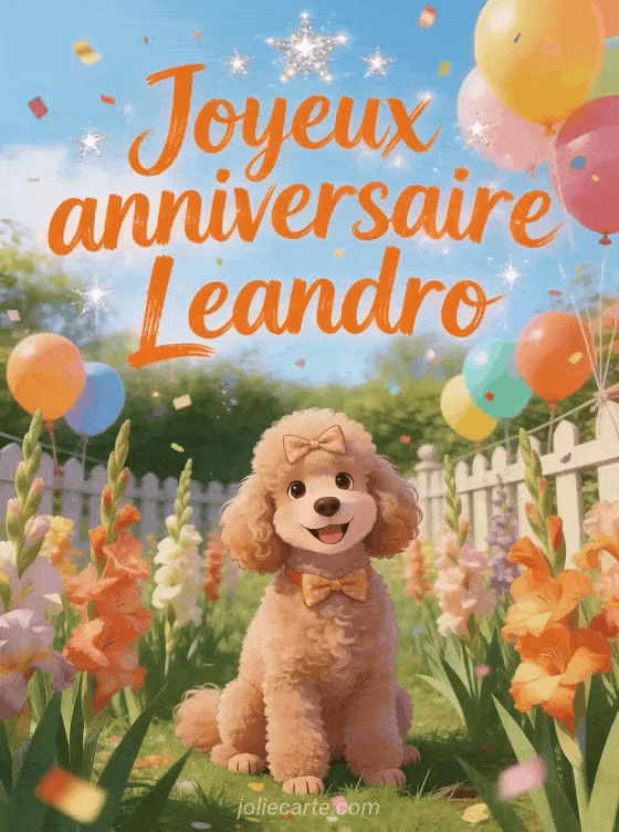 Joyeux anniversaire Leandro - Joyeux anniversaire leandro gif