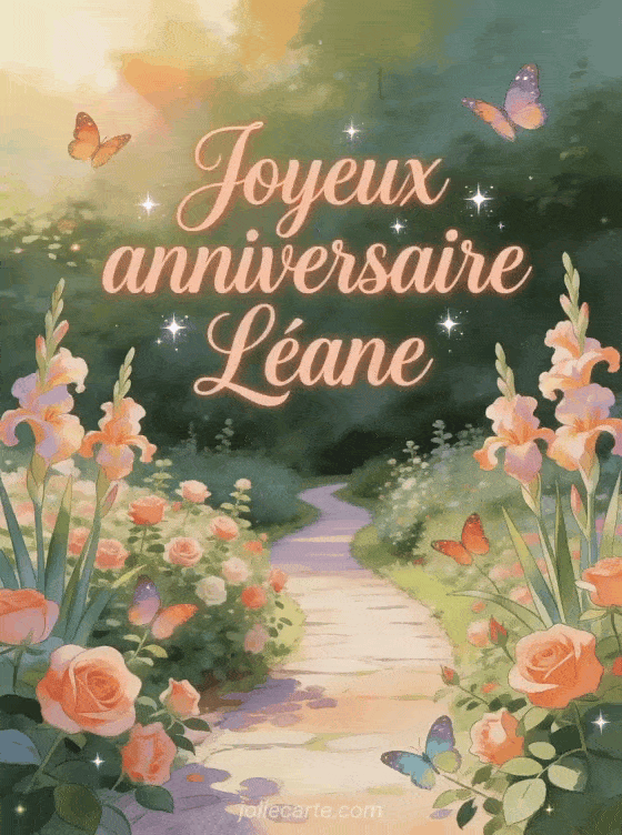 Joyeux anniversaire Léane - Joyeux anniversaire leane gif anime