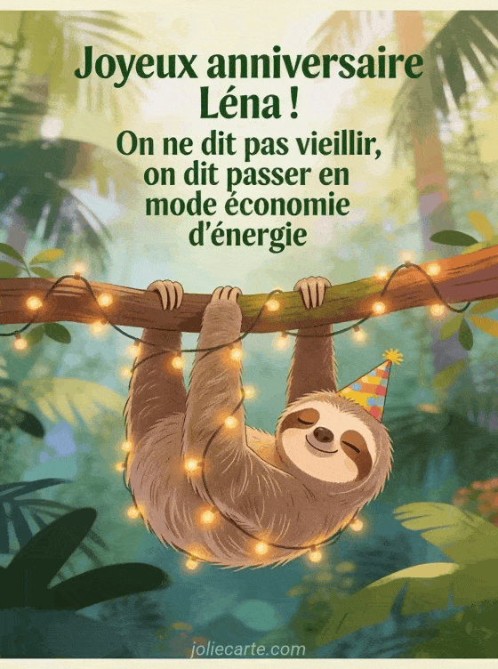 Joyeux anniversaire Lena - Lena humour